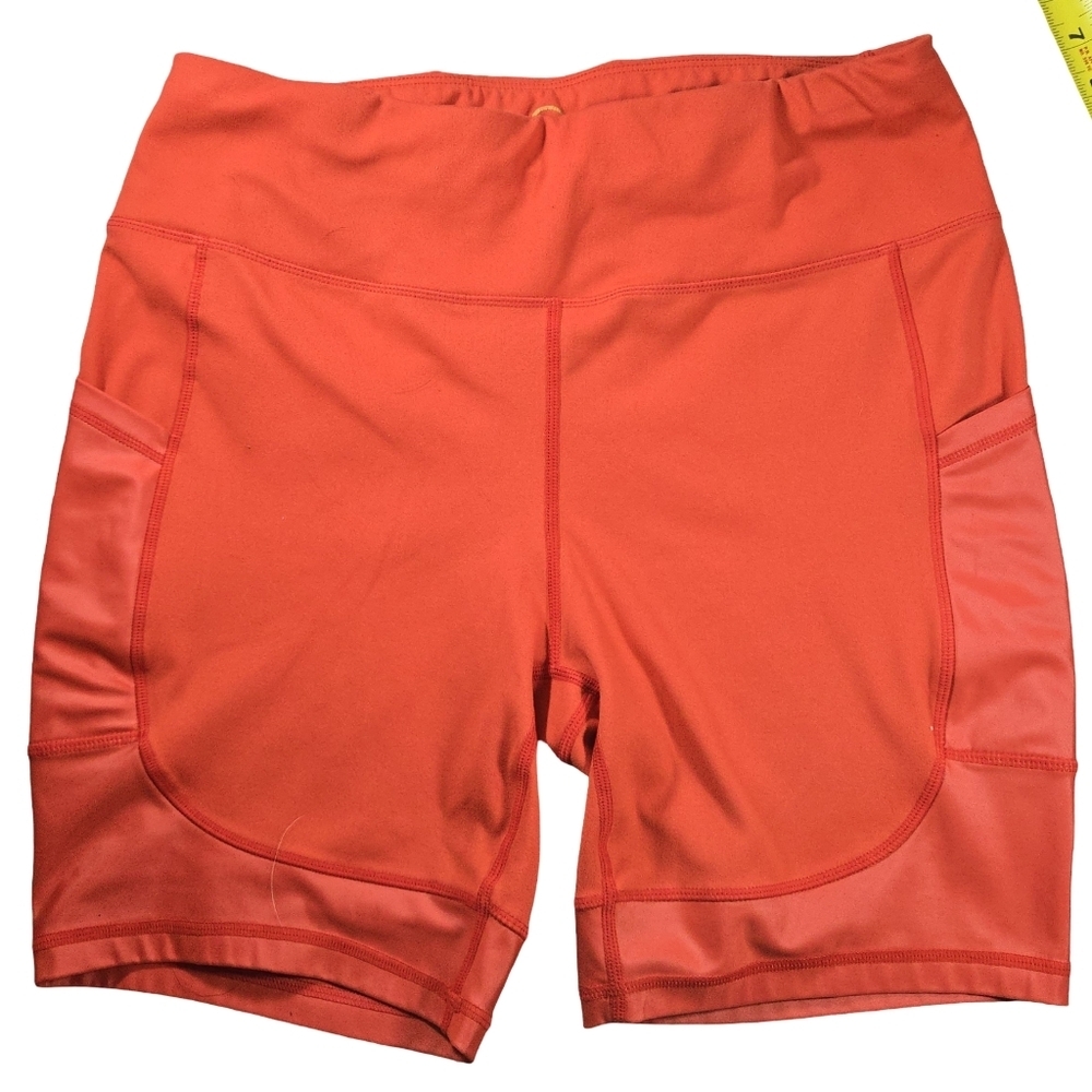 Nautica Women's Vibrant Orange Shorts Athletic Size Large